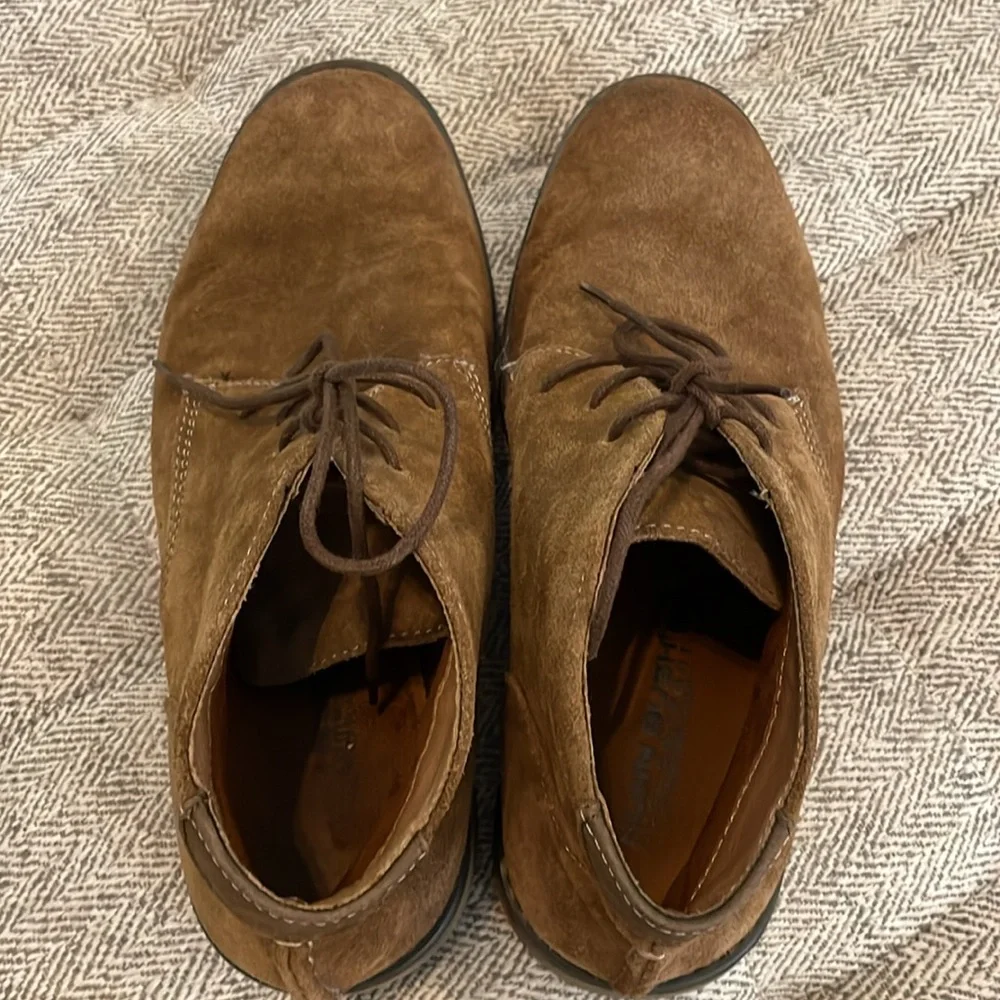 Nunn Bush Men's Shoe Size 8M Camel Lancaster Plain Toe Chukka Boots 8470…